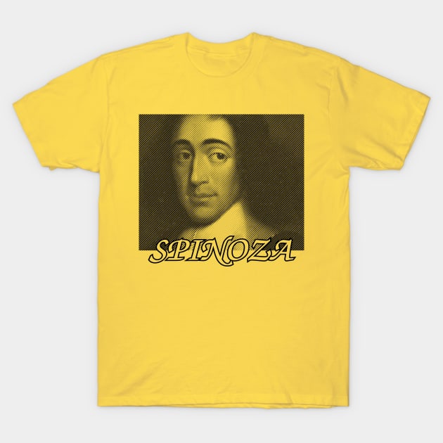 Baruch Spinoza Portrait T-Shirt by Braznyc